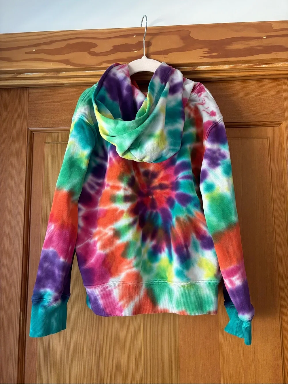 Polo Ralph Lauren Kids Tie dye rainbow hoodie. Size small/8